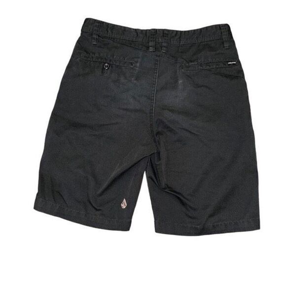 Volcom True To This Men's Shorts Size 30 Black Cotton/poly Blend - Picture 2 of 5